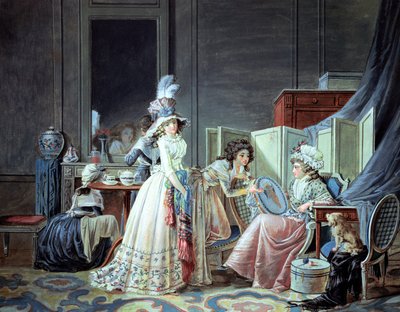 Il Cupido ricamato da Jean Baptiste Mallet